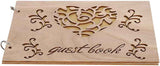 Houten Bruiloft Gastenboek Album Bericht Notebook voor Engagement Decoratie Evenement Feestartikelen Decoraties Gastenboeken (# 3) #3
