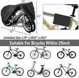 Bike covers for 2-3 e-bikes, rain, sun, UV, dustproof, waterproof, with lock hole, mountain and road