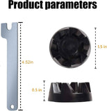 2 pieces of couplings 9704230, compatible with Kitchenaid KSB52/KSB5/5KSB52/5KSB5, loose parts removal tool