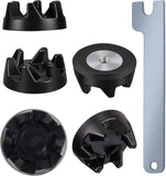 2 pieces of couplings 9704230, compatible with Kitchenaid KSB52/KSB5/5KSB52/5KSB5, loose parts removal tool