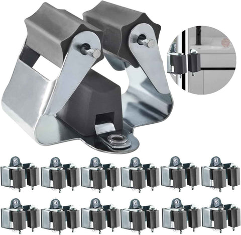 Petluno Broom Holder - Tool Holder Broom Wall Mount System Multi Wall Holder Mounting System Garden Tools Set Including Fixing Hardware (blue) grey 6
