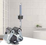 Petluno Broom Holder - Tool Holder Broom Wall Mount System Multi Wall Holder Mounting System Garden Tools Set Including Fixing Hardware (blue) grey 6