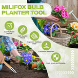 Flower bulbs, plant stakes, flower bulbs with T-grip, bulb planting aids, onion sets, garden vegetables, flowers and tulip bulbs