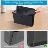 Storage space for campers with self-adhesive motorhome accessories Essentials Caravan Gadgets, 34 x 29 x 14 cm Foldable wall-mounted organizer for bedroom, office, bedside table desk