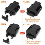 Goodchanceuk Push to Open Touch Release Catch, cabinet, doors, magnetic touch lock for drawer
