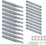 Petluno® Pack of 10 push-to-open door openers, soft close door dampers for kitchen cabinet doors