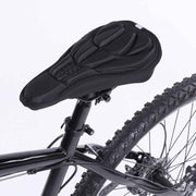 Petluno Bike Seat Cushion Cover, PE Foam Comfortable Breathable Bicycle Saddle Water & Dust Resistant Covers Fits Spin, Exercise Bike, Outdoor or Indoor Cycling
