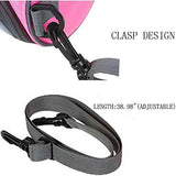 Waterproof Bicycle Handlebar Bag with Transparent Pouch and Adjustable Strap High-Capacity Cycling Front Pack #2 Pink