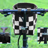 Bike Basket with a Fixed Holder, Kids' Small Scooter Tricycle Accessories Kit Bells Tools, Rust-Resistant Electric Bicycle Front Baskets for Women and Men