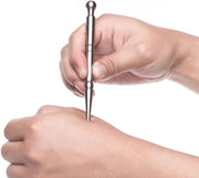 Stainless Steel Deep Tissue Massage Tool-Manual Acupuncture Pen-Trigger Point Massage Relief Pain Therapy Tools Full Body Relaxing Trigger Self-Massage Acupressure Bar (A)-A