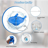 2 pcs Toilet Flapper Replacement, Compatible with Lowes AquaSouce Original 3" Flapper Replacement for 1.28 GPF Toilets (98923, 312795, 352027, 395280, 12293)-Water Saving, Easy to Install