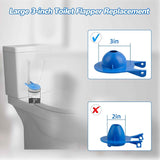 2 pcs Toilet Flapper Replacement, Compatible with Lowes AquaSouce Original 3" Flapper Replacement for 1.28 GPF Toilets (98923, 312795, 352027, 395280, 12293)-Water Saving, Easy to Install
