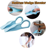 Mattress Lifter Mattress Wedge Elevator, 4 PCS 15.2"x5.4" Ergonomic Mattress Lifter Tool for Changing Sheets Bed Making Alleviate Back Pain (Large & Small)