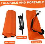Reclining Beach Mat 15x43.3x15.8/15x26.8x15.8'' Oxford Cloth Waterproof Foldable Beach Lounge Chair Lightweight & Portable Lounger for Adults Holidays Camping Park