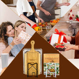 SUNIFCON Cutting Board Rack Organizer Chopping Board Stand Holder Kitchen Countertop Pots Pan Lids Rack Organizer Flat Steel 4.92 x 5.71 x 8.46 in. Black