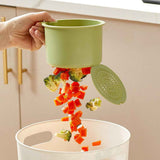 Kitchen Sink Strainer Basket, Faucet Hanging Filter Basket, 2025 Kitchen Sink Food Waste Catcher Faucet Hanging, Sink Trash Catcher for Garbage Leftovers (Green)