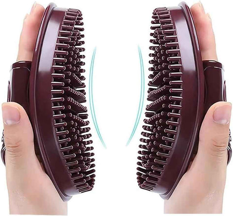 Meridian Massage Brush Calf Neck Waist Massager Abdominal Back Slimming Brush Guasha Scraping Weight Loss Body Massager (2 pc)