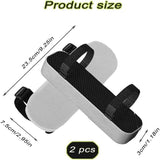 2 Pack Chair Armrest Pads,Chair Armrest Cooling Gel Cushions, Ergonomic Armrest Pads,Office Chair Armrest Pads Covers with Memory Foam Elbow Pillow for Forearm Pressure Relief for Computer (Grey)