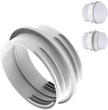 Portable Air Conditioner Exhaust Hose Connector, Both 5.1"/5.9" Exhasut Vent Hoses with Clockwise & Counter Clockwise, Universal Mobile AC Unit Vent Hose Coupler Coupling Extension