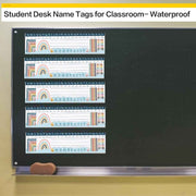 Student Desk Name Tags for Classroom- Waterproof Boho Desk Reference Nameplates- Traditional Manuscript Place Value Chart & More Math Classroom Essentials,Classroom Must Haves（30pcs）