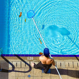 2 Pack Pool Skimmer Net, Hot Tubs Nets Fine Mesh Leaf Rake for Cleaning Surface of Pond Swimming Pool Cleaning Supplies and Accessories