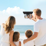 2PCS Phone Sunshade Cover, Adjustable Phone Umbrella for Sun, UV Protection Anti-Glare Sun Visor, Portable Screen Shield, for Outdoor Driving, Beach, Travel - Compatible with 4-7" Phones