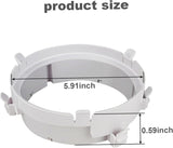 Air Conditioning Exhaust Hose Adapter,Portable Coupler,Portable Number 2 Air Conditioning Pipe Connector,Exhaust Hose Connector,Household Air Conditioner Accessories(5.91x5.91inch)