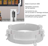 Air Conditioning Exhaust Hose Adapter,Portable Coupler,Portable Number 2 Air Conditioning Pipe Connector,Exhaust Hose Connector,Household Air Conditioner Accessories(5.91x5.91inch)
