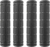 2 Pairs Bicycle Handle Bar Grips Mushroom for BMX/Road Mountain Bikes Black