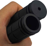 2 Pairs Bicycle Handle Bar Grips Mushroom for BMX/Road Mountain Bikes Black