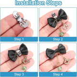 19mm x 31mm Shoe Clips, 10 Pcs Flat Blank Clips Supplies Embellishments for DIY Crafts Decoration Project Shoes Gold