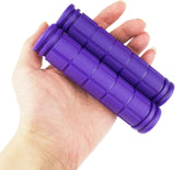 4 Pairs Bicycle Handle Bar Grips Mushroom for BMX/MTB/Road Mountain Bikes black, blue, purple, pink