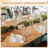 600 Pcs Round Kraft Paper Doilies, 12 Inch Disposable Lace Placemats, Rustic Scallop Doily Table Pads for Wedding, Birthday Party, Food, Cakes, Oil-Proof, Reusable Tableware Decor(Brown) Brown -