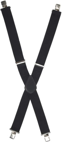 Mens Suspenders, 2 Inches Wide X Back Adjustable Suspenders with Heavy Duty Clips Men's Strip Sling Decor