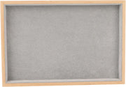 Velvet Stackable Jewelry Tray, Wood Flat Organizer Tray Drawer for Necklace Bracelet Ring Showcase Display(Grey)