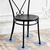 100 Pack 1-1/2 inch Patio Furniture Feet Caps, Wrought Iron Outdoor Chair Glides, Thick Plastic Leg Caps for Metal Chairs & Tables