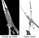 Vishaaktang - Hook Remover - Stainless Steel - Long Nose Hook Remover - With Sheath and Lanyard - Suitable for Line Clippers