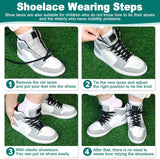 lat Elastic Shoe Laces: Stretch Shoelaces or Sneakers 2 Pair