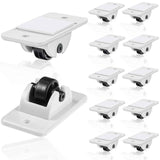 24 Pcs Sel-Adhesive ixed Casters – Caster Wheels or urniture, Cart, Storage Bins & DIY Toy Boxes, No-Drill Mini Wheels or Easy Mobility