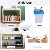 24 Pcs Sel-Adhesive ixed Casters – Caster Wheels or urniture, Cart, Storage Bins & DIY Toy Boxes, No-Drill Mini Wheels or Easy Mobility