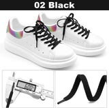 lat Shoe Laces or Sneakers: 6/25 inch Narrow Athletic Shoelaces 2 Pair