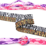 Animal Print lat Shoelaces: Colored Pattern Sneakers Shoe Laces 2 Pair