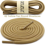Work Shoe Laces or Boots, 2 Pair Hiking Heavy Duty Boot Laces, Durable Round Shoelaces Strings