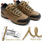 Work Shoe Laces or Boots, 2 Pair Hiking Heavy Duty Boot Laces, Durable Round Shoelaces Strings