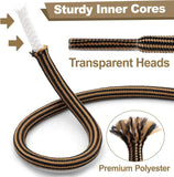 Work Shoe Laces or Boots, 2 Pair Hiking Heavy Duty Boot Laces, Durable Round Shoelaces Strings