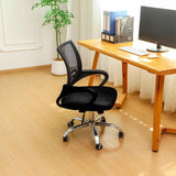 Leather Look Office Chair Seat Covers Set of 2 Black 20inch Square Stretch Seat Slipcovers for Dining Chair Cushions Removable Washable