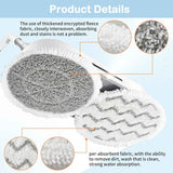 10 Pack Upgraded Replacement Steam Mop Pads or Shark S8201 S7001 S8001 S7201 S7000AMZ S7000 S7005 S7020 S7001C Steam Mop,Steam & Scrub All-in-One Scrubbing and Sanitizing,Dirt Grip Scrub Washable Pad