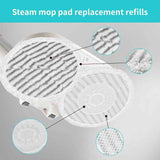 S8201 Pads Replacement Steam Mop Pads or Shark S8201 S7001 S8001 S7201 S7000AMZ S7000 S7005 S7020 S7001C Series Steam & Scrub All-in-One Scrubbing Mop, 4 Pack