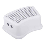 Step Stool or Kids (2 Pack), Toddlers Stool or Potty Training, Bathroom, Kitchen, Bedroom, Toy Room and Living Room. Toilet Stools with Sot Anti-Slip Grips or Saety, Stackable (Grey)