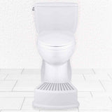 Step Stool or Kids (2 Pack), Toddlers Stool or Potty Training, Bathroom, Kitchen, Bedroom, Toy Room and Living Room. Toilet Stools with Sot Anti-Slip Grips or Saety, Stackable (Grey)